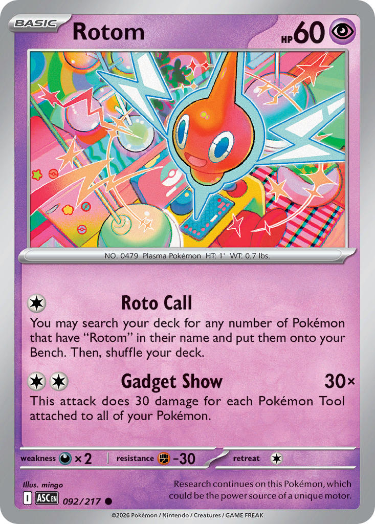 Rotom - 092/217 (ASC) Common
