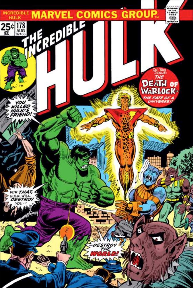 The Incredible Hulk (1968 Series) #178 (6.0) Warlock Born again, Resurrection Cover