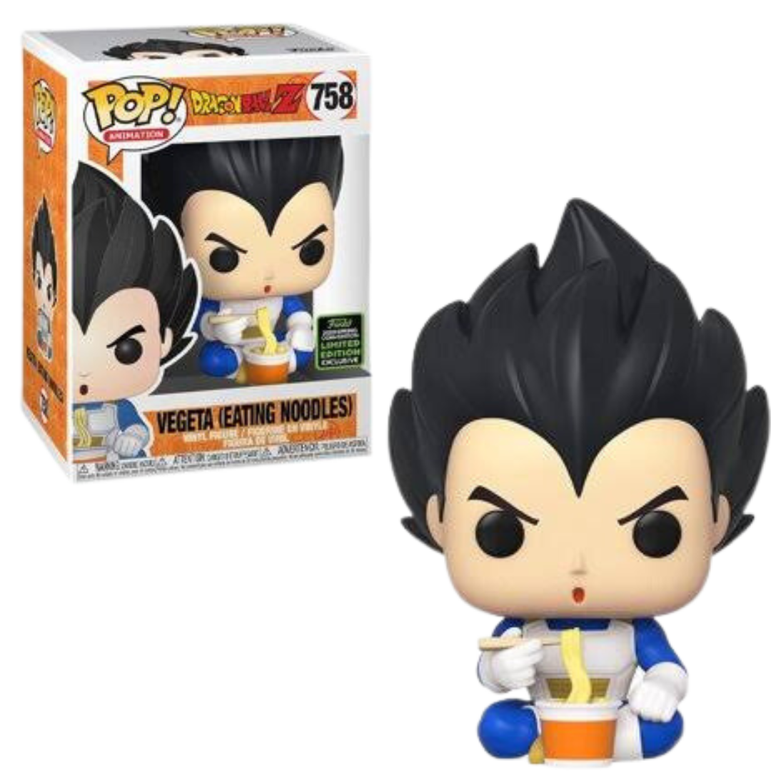 POP Figure: Dragonball Z #0758 - Vegeta (Eating Noodles) (Funko 2020 Spring Con)