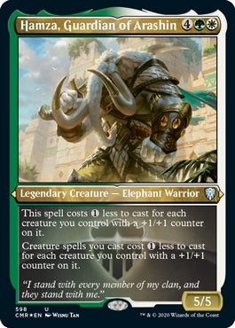 Hamza, Guardian of Arashin [#598 Etched Foil] (CMR-U)