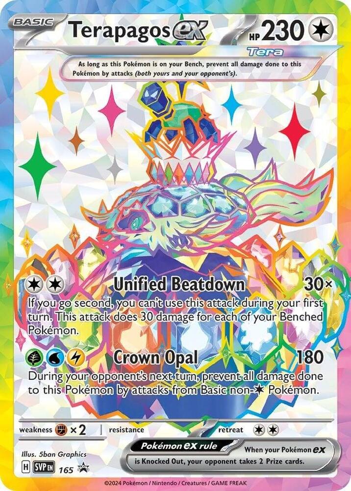 Terapagos ex (Scarlet & Violet Promo Cards)- 165 (SVP) Promo - Near Mint Holofoil