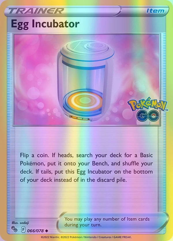 Egg Incubator - 066/078 (PGO) Uncommon - Near Mint Reverse Holofoil