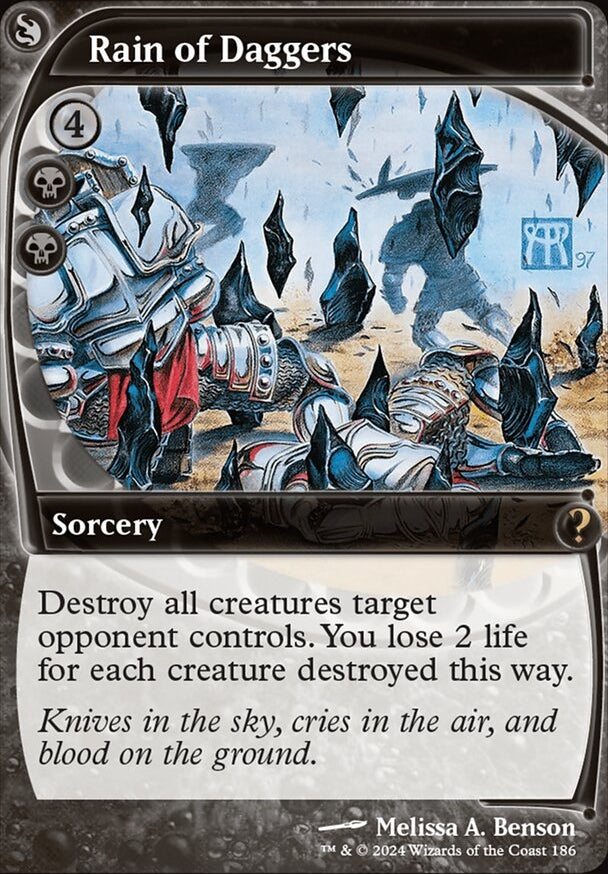 Rain of Daggers [#0186 Future Frame] (MB2-R-FOIL)