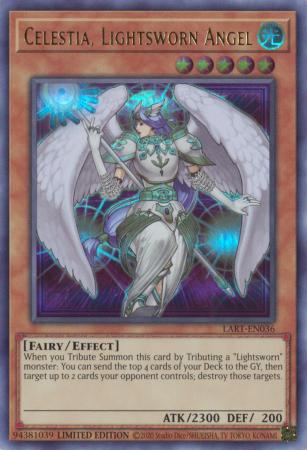 Celestia, Lightsworn Angel (LART-EN036) Ultra Rare - Near Mint Limited