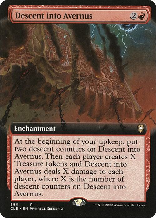 Descent into Avernus [#580 Extended Art] (CLB-R-FOIL)