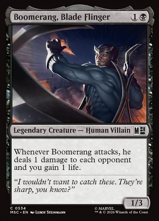 Boomerang, Blade Flinger [ #0534 ] (MSC-C)