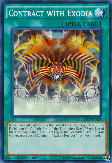 Contract with Exodia (LDK2-ENY29) Common - Near Mint 1st Edition