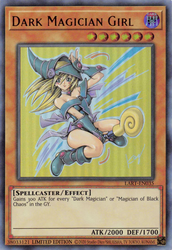 Dark Magician Girl (2021) (LART-EN035) Ultra Rare - Near Mint Limited