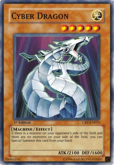 Cyber Dragon (CRV-EN015) Super Rare - Moderate Play 1st Edition