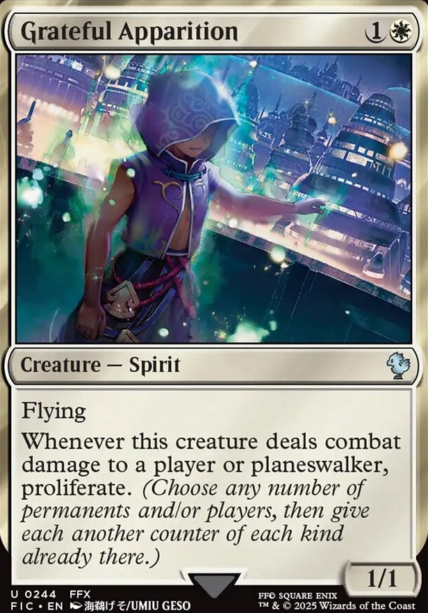 Grateful Apparition [ #0244 Surge Foil ] (FIC-U)