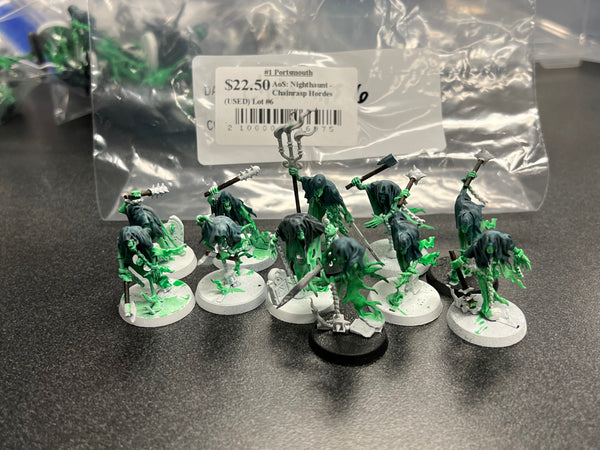 AoS: Nighthaunt - Chainrasp Hordes (USED) Lot #6