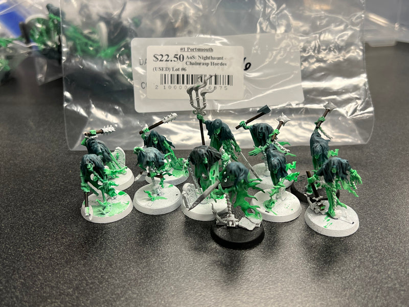 AoS: Nighthaunt - Chainrasp Hordes (USED) Lot