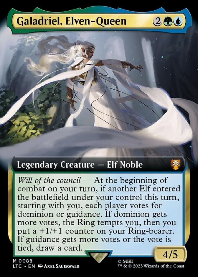 Galadriel, Elven-Queen [#0088 Extended Art] (LTC-M-FOIL)