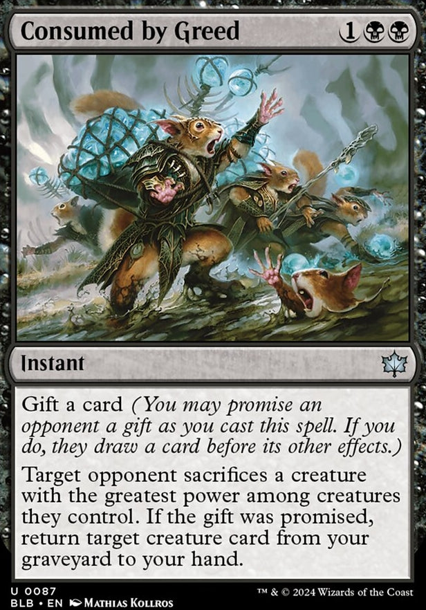 Consumed by Greed [#0087] (BLB-U-FOIL)