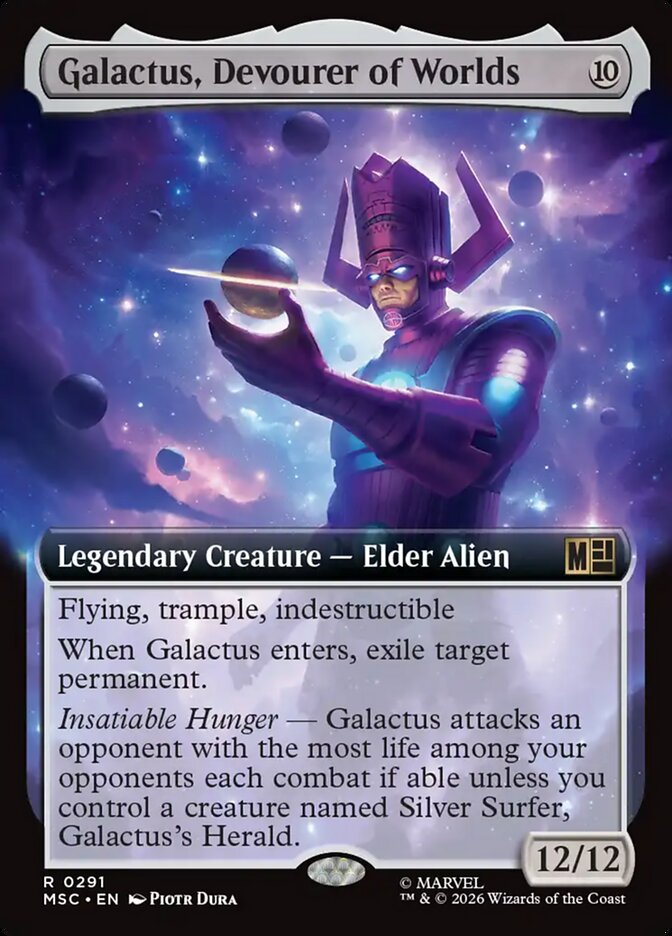 Galactus, Devourer of Worlds [ #0291 Extended Art ] (MSC-R)
