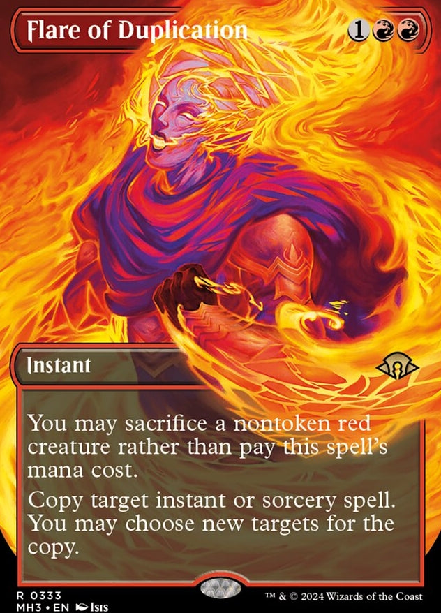 Flare of Duplication [#0333 Borderless] (MH3-R-FOIL)