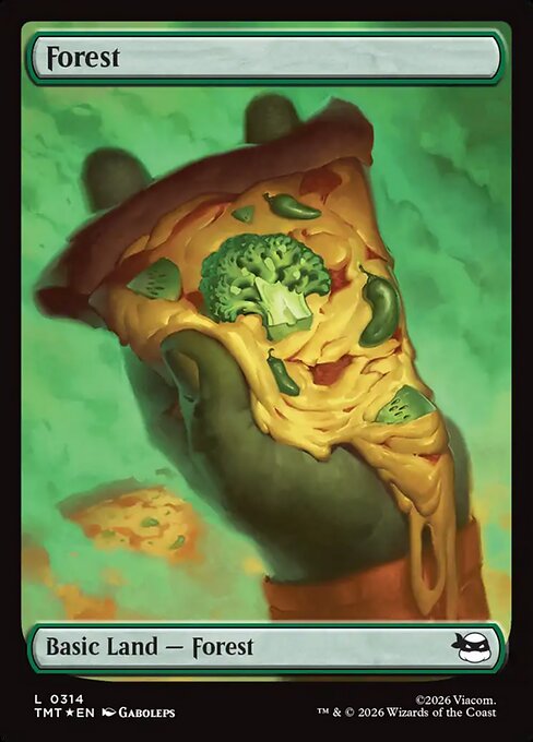 Forest [ #0314 Surge Foil Pizza Full Art ] (TMT-L)