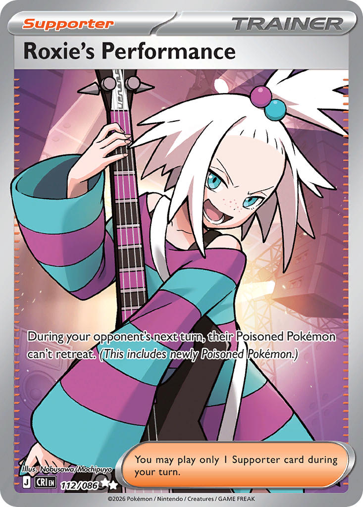 Roxie's Performance - 112/086 (CRI) Ultra Rare