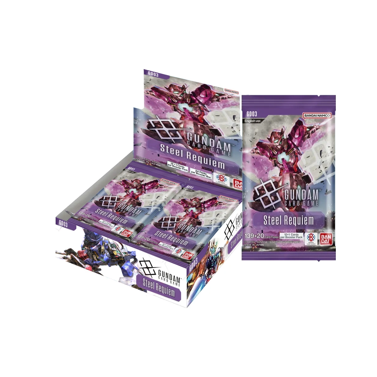 Gundam TCG: GD03 Steel Requiem - Booster Box