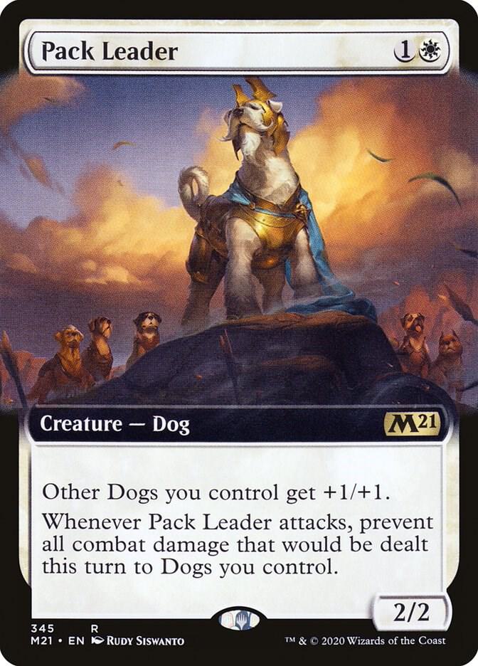 Pack Leader [#345 Extended Art] (M21-R-FOIL)