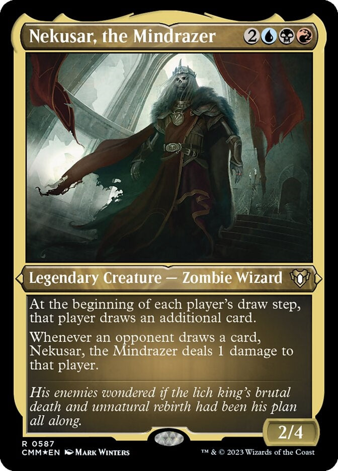 Nekusar, the Mindrazer [#0587 Etched Foil] (CMM-R)