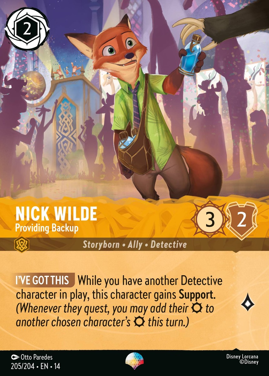 Nick Wilde - Providing Backup (205/204 - Hyperia City) Epic
