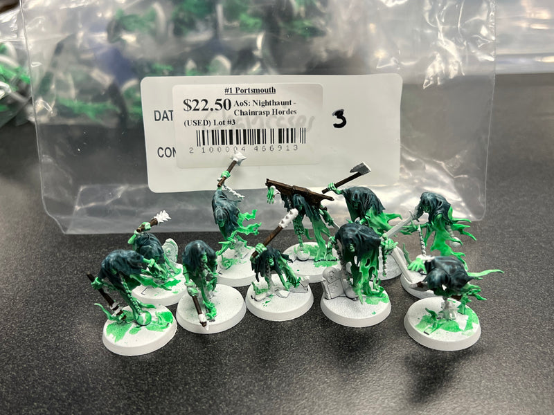 AoS: Nighthaunt - Chainrasp Hordes (USED) Lot