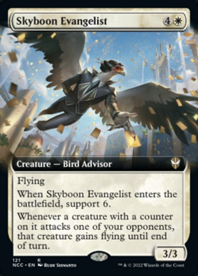 Skyboon Evangelist [ #0121 Extended Art ] (NCC-R)