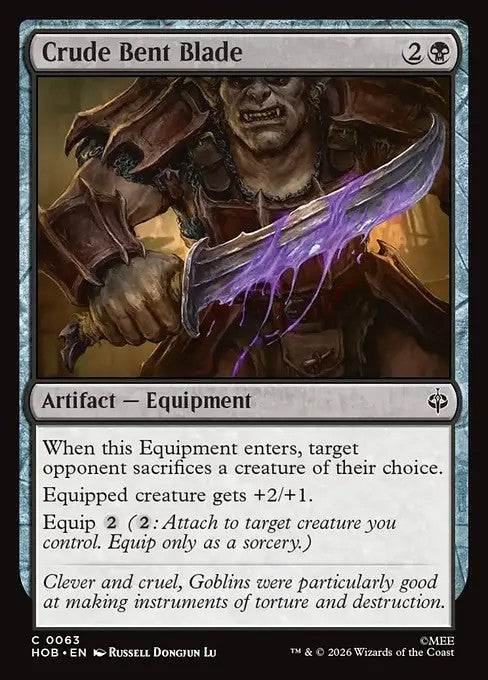 Crude Bent Blade [ #0063 ] (HOB-C)