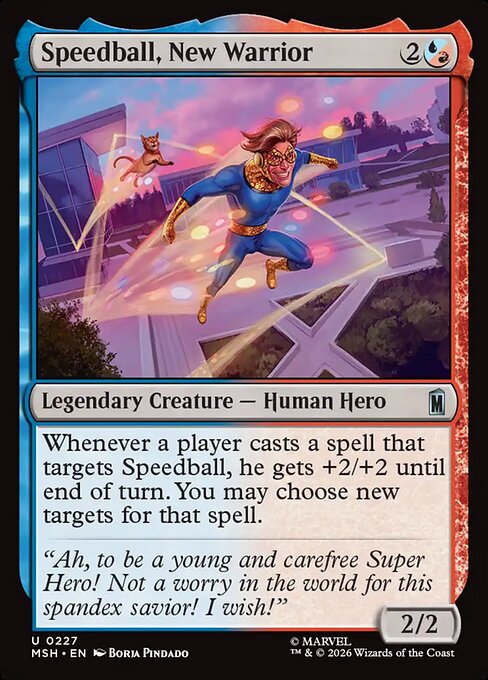 Speedball, New Warrior [ #0227 ] (MSH-U)