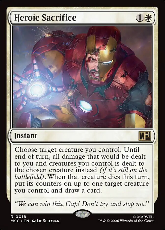 Heroic Sacrifice [ #0018 Surge Foil ] (MSC-R)