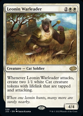 Leonin Warleader [#208] (J22-R)