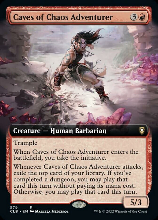 Caves of Chaos Adventurer [#579 Extended Art] (CLB-R)