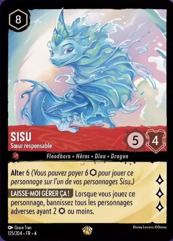 Sisu - Empowering Sibling (Ursula's Return 125/204) Legendary - Near Mint