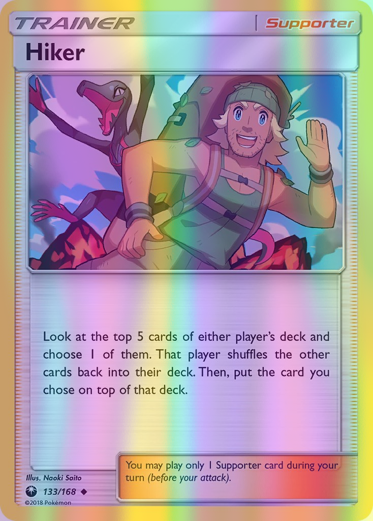 Hiker - 133/168 (CES) Uncommon - Near Mint Reverse Holofoil