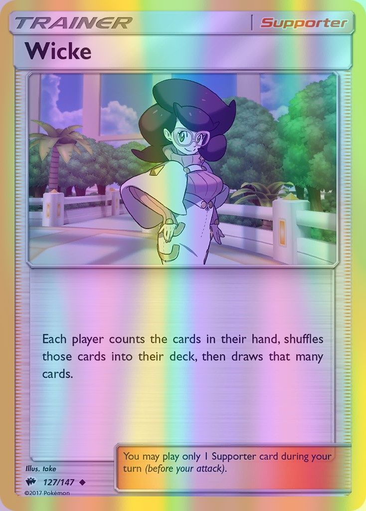 Wicke - 127/147 (SM:BUS) Uncommon - Near Mint Reverse Holofoil