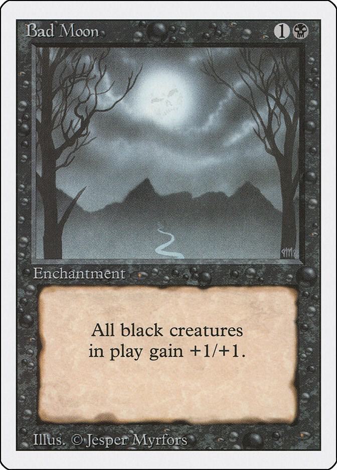 Bad Moon (3ED-R) Light Play