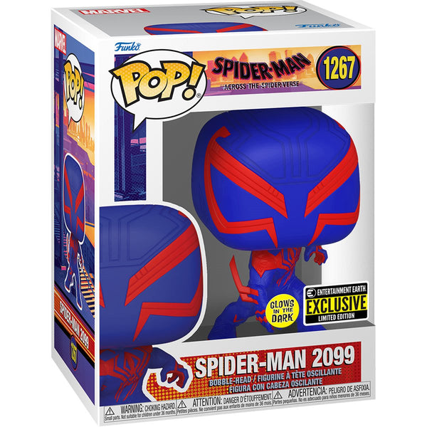 POP Figure: Marvel Spider-Man Across Spiderverse #1267 - Spider-Man 2099 (GLOW) (EE)