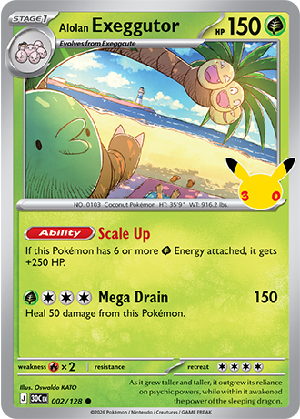 Alolan Exeggutor - 002/128 (30C) Common