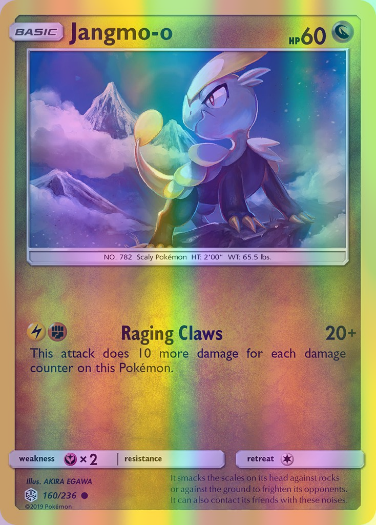 Jangmo-o - 160/236 (CEC) Common - Near Mint Reverse Holofoil