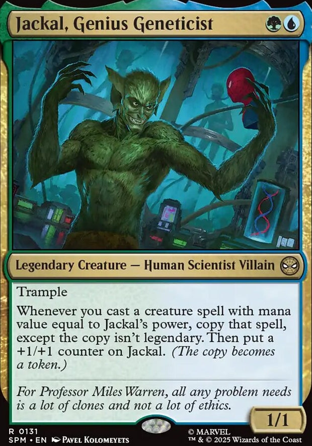 Jackal, Genius Geneticist [ #0131 ] (SPM-R)