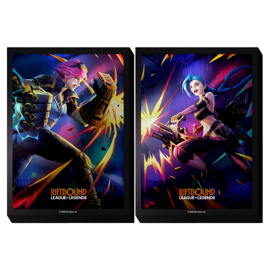 Riftbound: League of Legends TCG: Set 4 Vendetta - Sleeves: Vi vs Jinx (100)