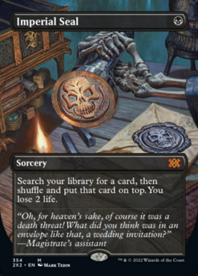 Imperial Seal [#354 Alternate-Art Borderless] (2X2-M)