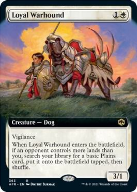 Loyal Warhound [#363 Extended Art] (AFR-R-FOIL)