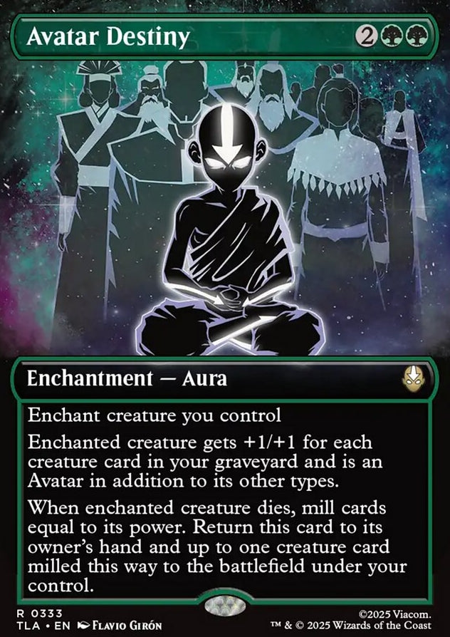 Avatar Destiny [ #0333 Borderless ] (TLA-R)
