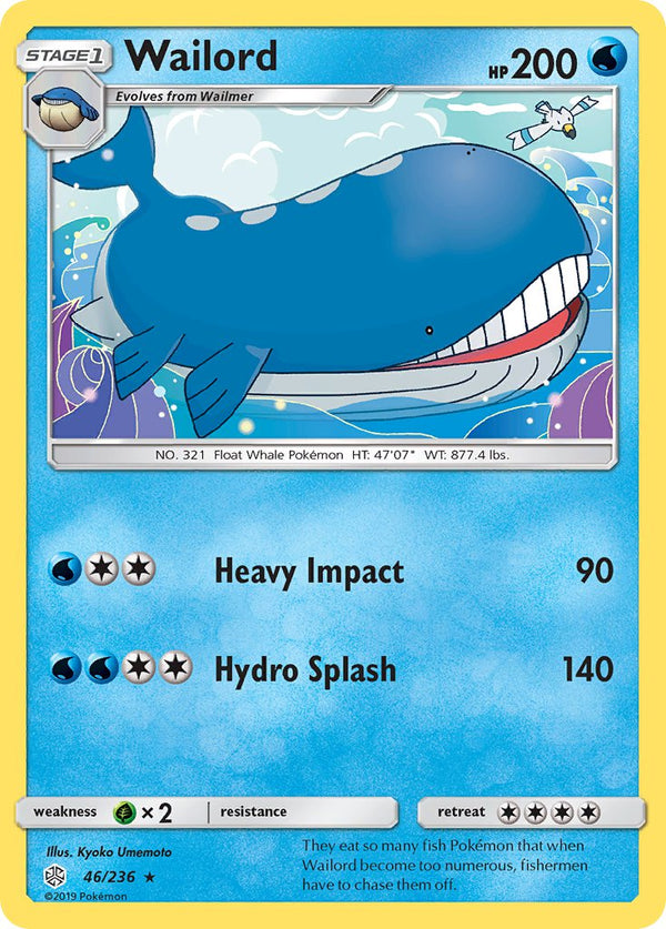 Wailord - 046/236 (CEC) Rare - Near Mint