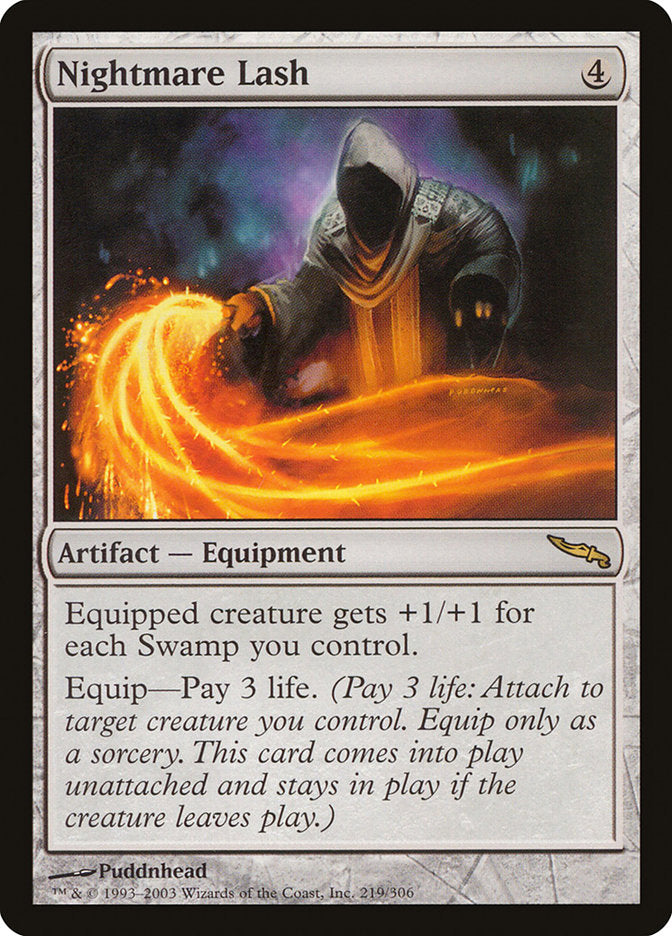 Nightmare Lash (MRD-R-FOIL) Light Play