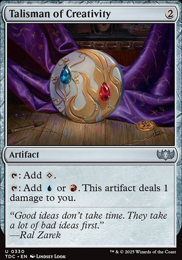 Talisman of Creativity [ #0330 ] (TDC-U)