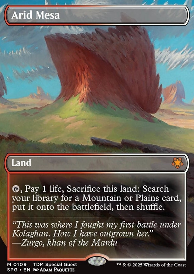 Arid Mesa  [ #0109 Borderless ] (SPG-M)
