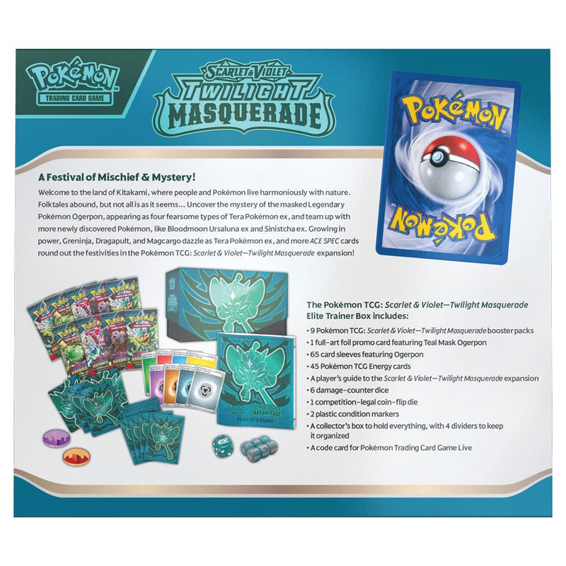 Pokemon TCG: S&V06 Twilight Masquerade - Elite Trainer Box